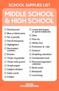 School Supplies Printables